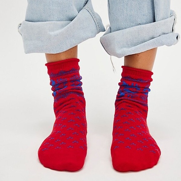 Free People Accessories - Free people Cashmere Fairisle Socks